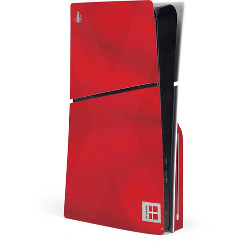 Denmark Soccer Flag PS5 Slim Disk Console Skin